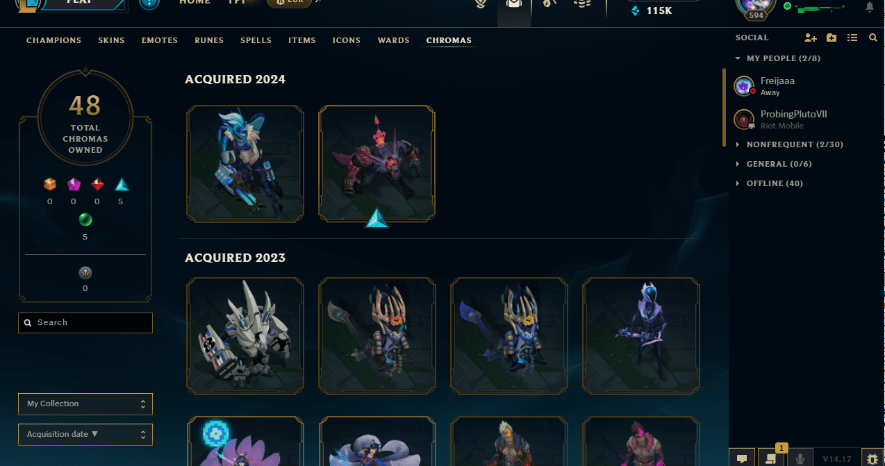 🔥  LOL Account 🔥  |589 Level  🛡️ | 🌍Region EUW 🌍 |  🎨202 Skins  |🦸‍♂️ 167 Characters  | 💎 115K Blue Essence | ⚡53  Chromas |🚀Instant Delivery 🚀LOLM134