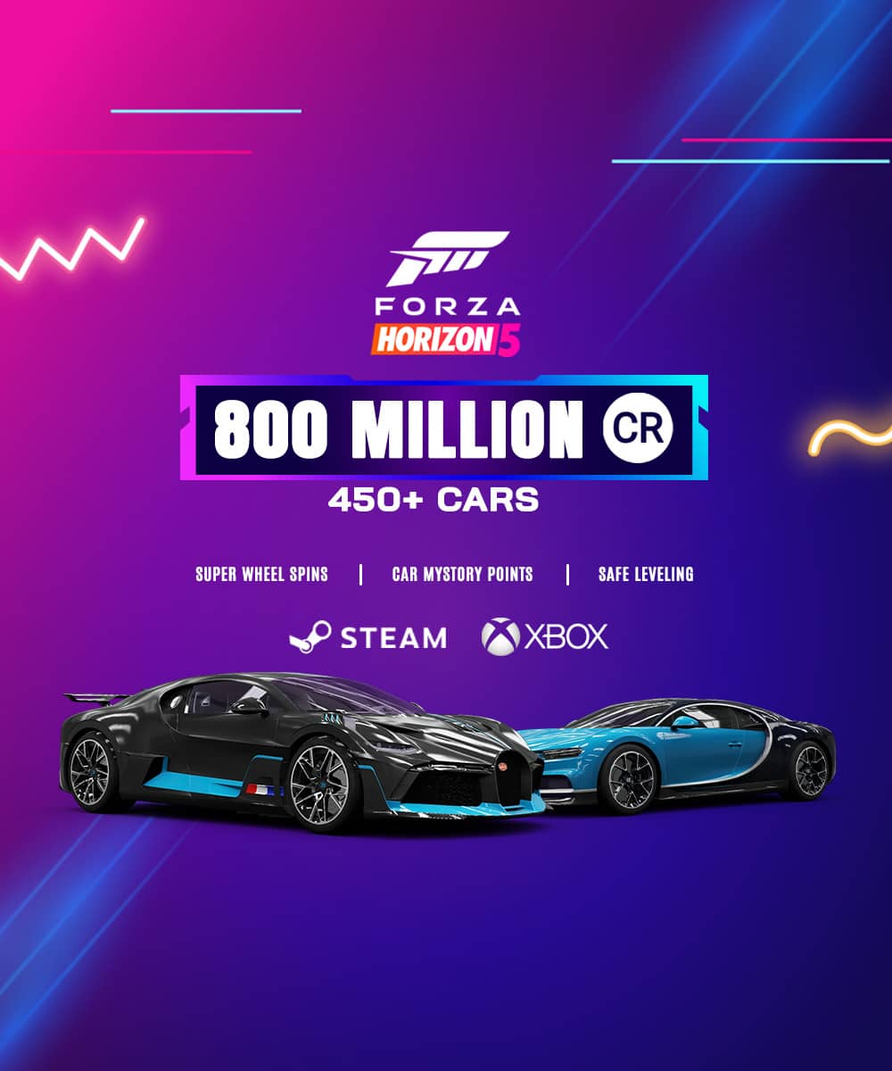 🚗【PC/XBOX】800 Million Credits 💰 Forza Horizon Account with Super Wheelspins 🎡 Car Mastery Points 🏆 Safe Leveling 🛡️ 450+ Cars 🚘 | Quick Dispatch 🚀