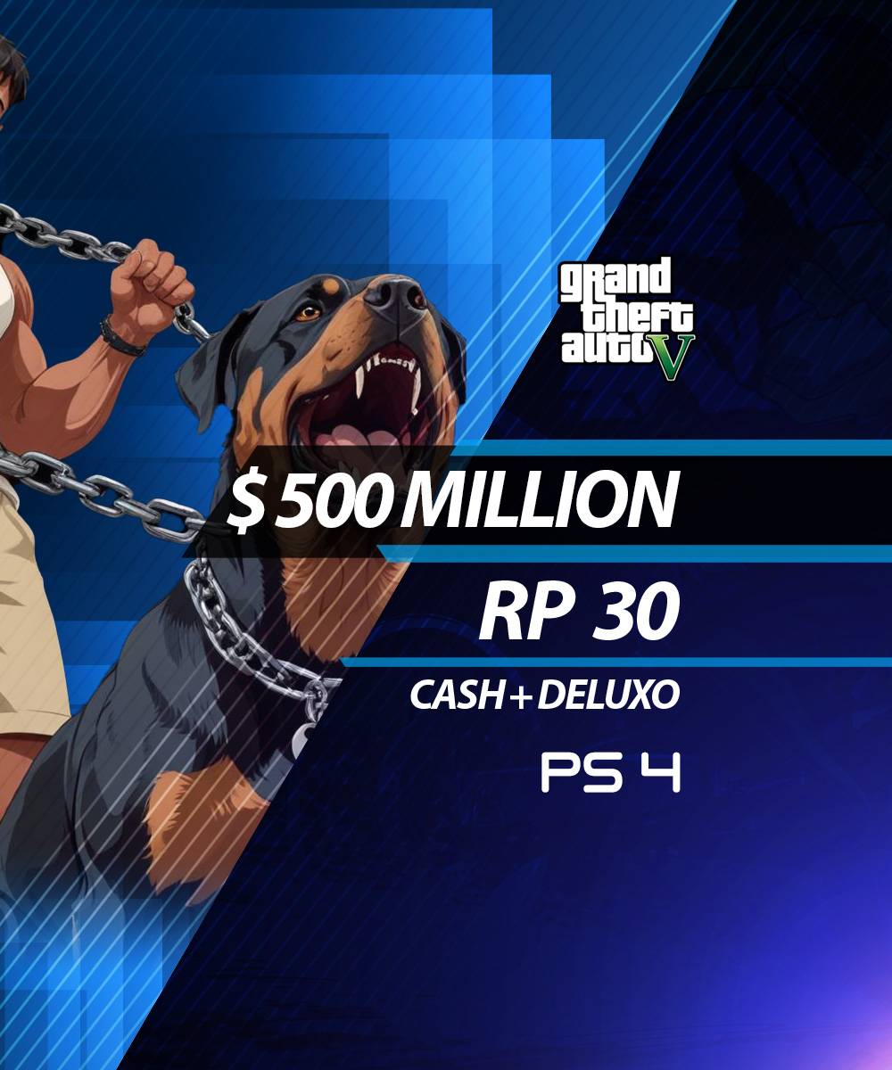 🎮【PS4】$500 Million Cash 💰 + Deluxo 🚗 | Level 30 🎯 Full Access Custom-Made | Fast Dispatch ✅