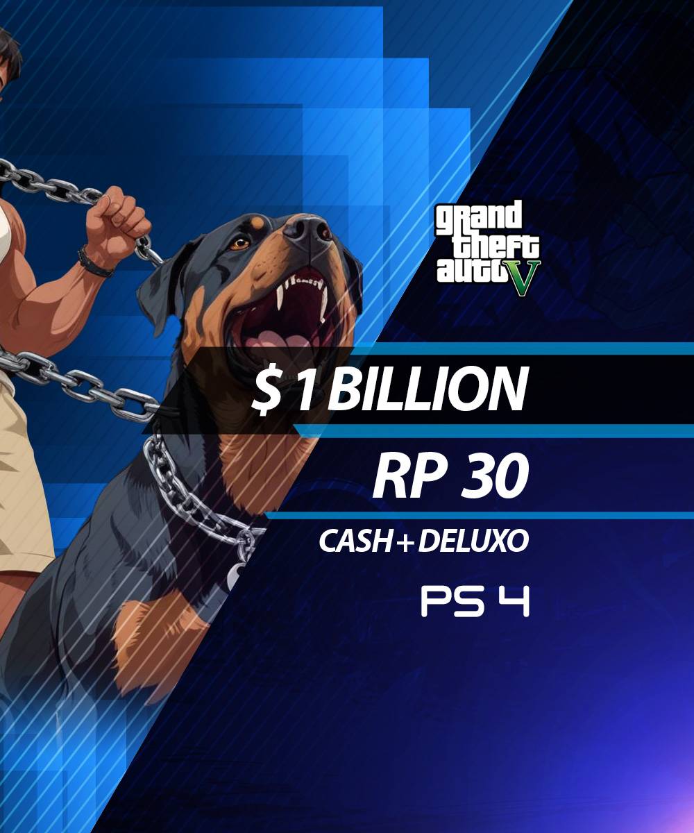 🎮【PS4】$1 Billion Cash 💰 + Deluxo 🚗 | Level 30 🎯 Full Access Custom-Made | Fast Dispatch ✅