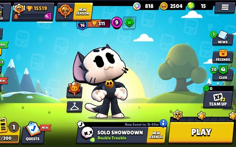 ⚡ BEST BS ACC 🏆 15k Trophies 🤖 61 Brawlers 🏅 3 Legendary💪 1 Max 🖌️ 39 Skins 💥Swift Dispatch 📲 GBS131