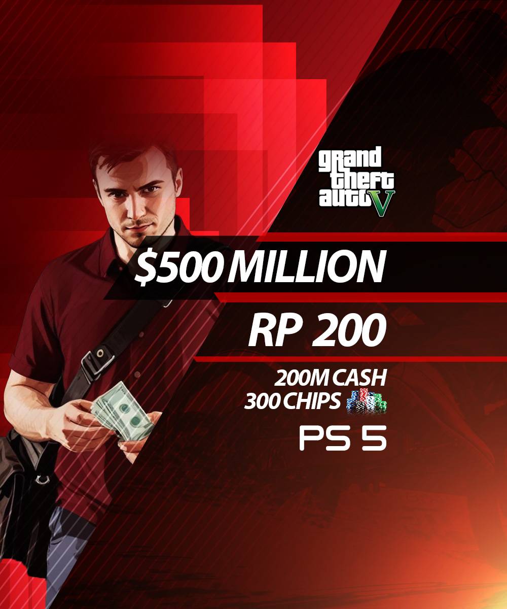🎲【PS5】💰 500M in (200 Cash + 300m Casino chips)🚘 | ⚔️ Level 200 | 🛡️ Handcrafted Access | 🌟 Immediate Shipment